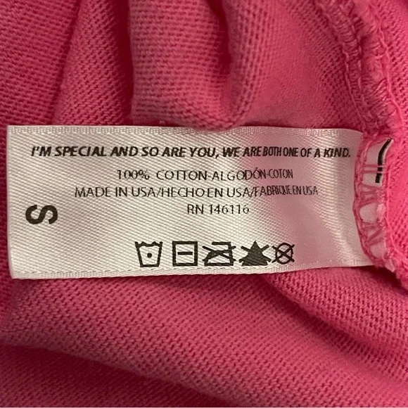 Daydream Nation Cat Lover Cropped Oversized in Kiss Pink Tee Size Small - Picture 10 of 13